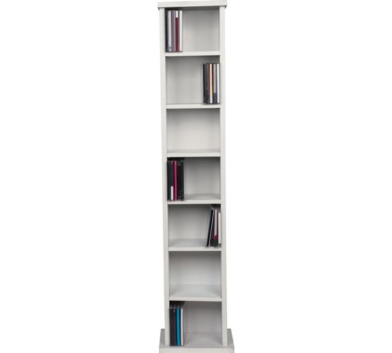 buy argos home maine cd and dvd media storage - white | cd and dvd