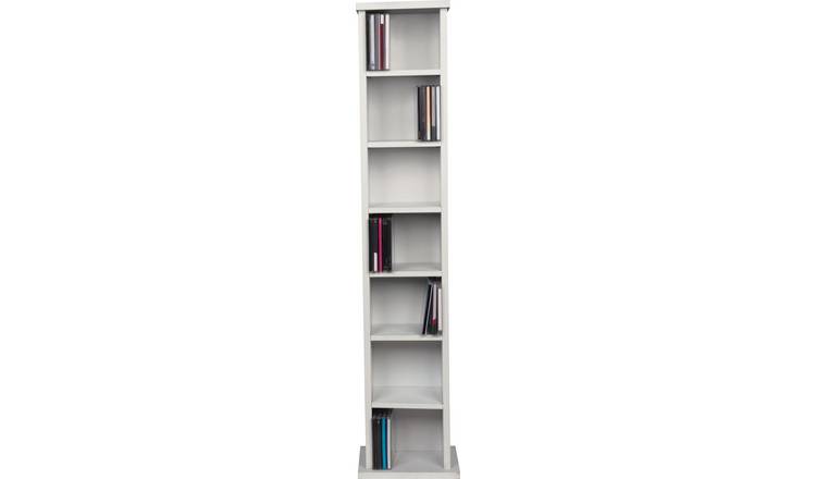 Buy Argos Home Maine Cd And Dvd Media Storage White Wood