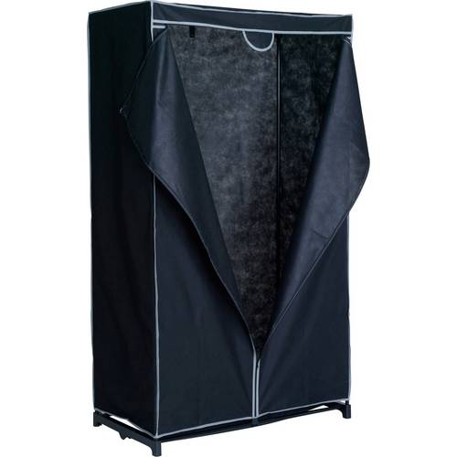 Buy Argos Home Single Fabric Covered Clothes Rail Black Hanging