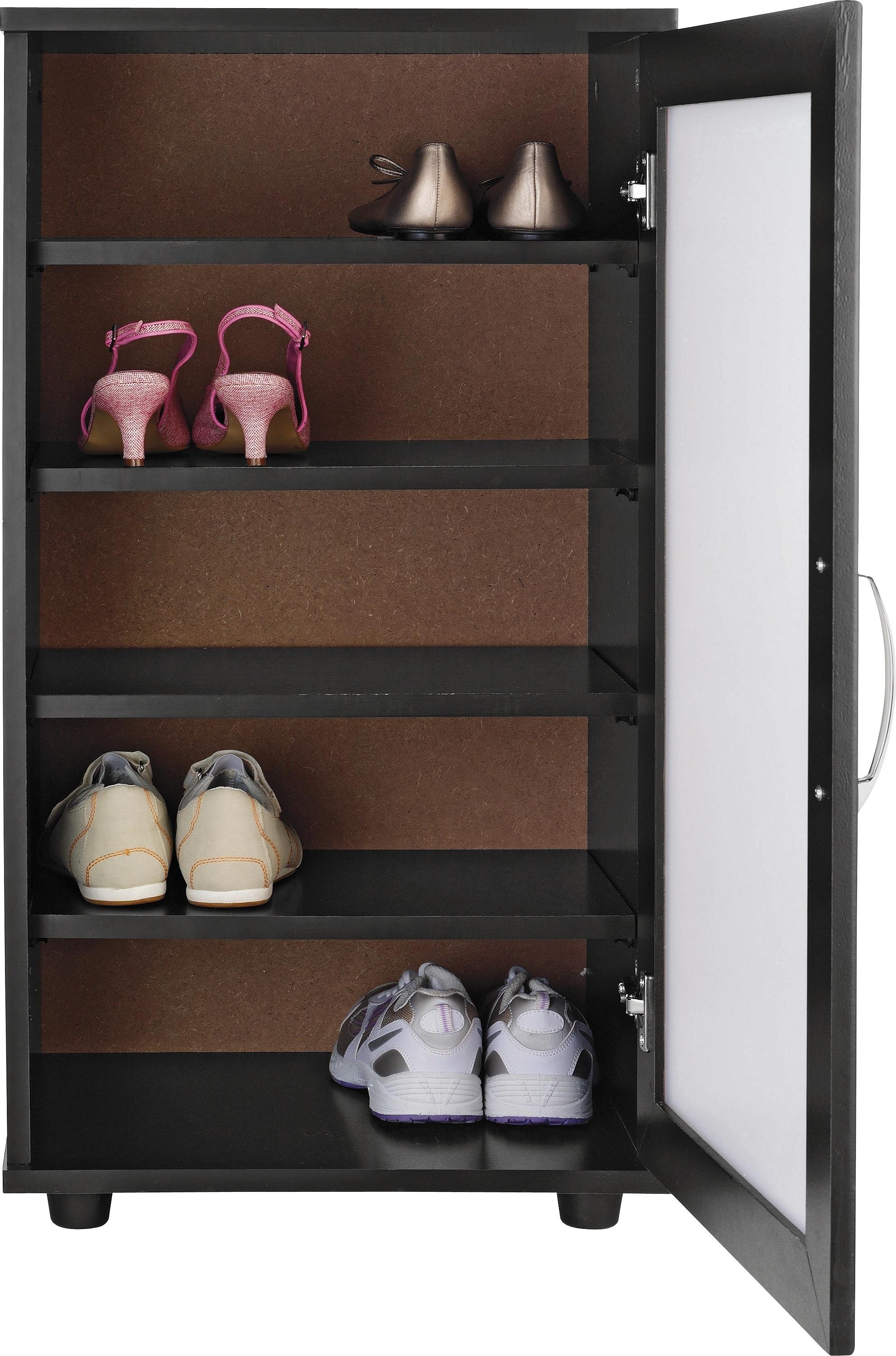 Argos Home Contemporary Shoe Storage Cabinet - Black