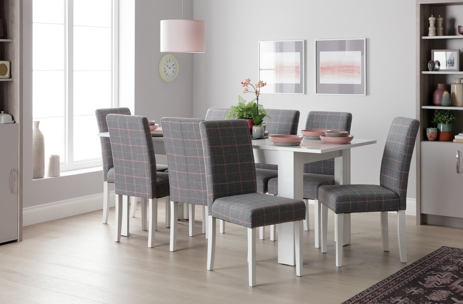 Argos Home Miami Gloss Extending Table & 8 Chairs Review