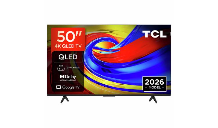 TCL 50 Inch 50 PL- UK Smart 4K UHD HDR QLED Google TV