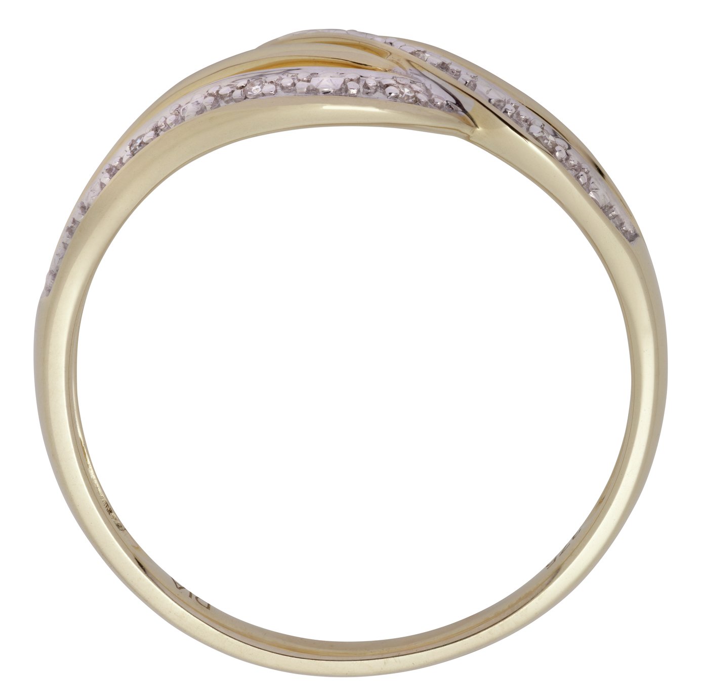 Revere 9ct Gold 0.02ct tw Diamond Twist Ring Review