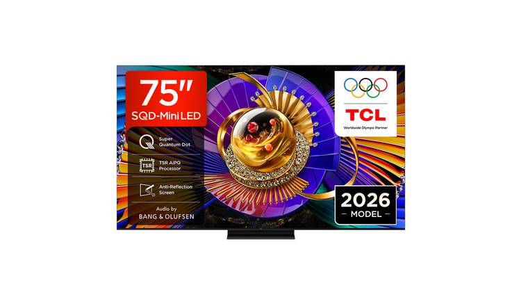 TCL 75 Inch 75C7L-UK Smart 4K UHD HDR Mini LED Google TV