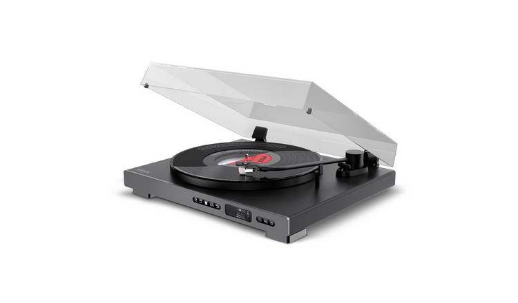 Mixx Analog Plus Belt Drive 2 In 1 Vinyl Record and CD Player - Black