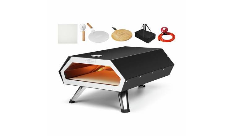 VonHaus 1-Burner Tabletop Gas Pizza Oven