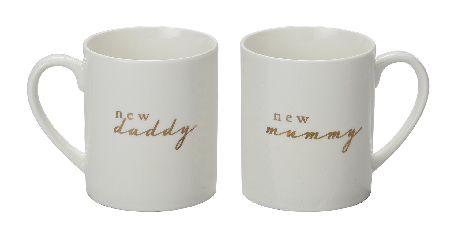 Bambino New Mummy & New Daddy Mug Set