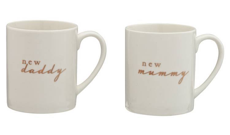 Mummy daddy best sale and baby mugs