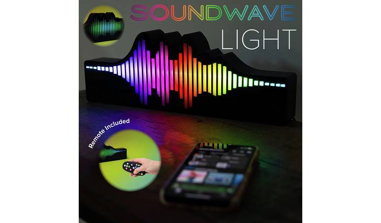 Fizz Sound Wave Logo LED Novelty Light - Multicoloured