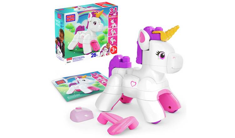MEGA BLOKS Build & Enchant Unicorn Block Toy (26 Pieces)