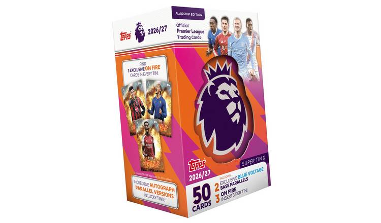 Topps Flagship Premier League 2026-27 Super Tin Trading Cards