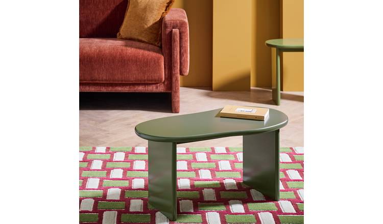 Habitat Leena Organic Shape Coffee Table - Green