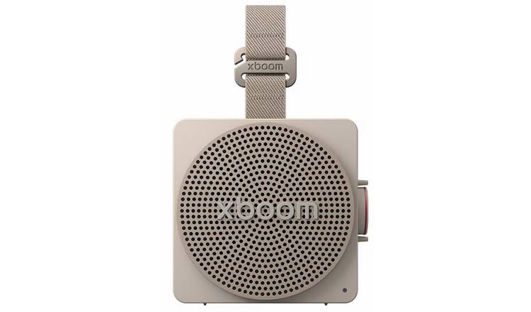 LG xboom Mini Portable & Compact Bluetooth Speaker - Warm Grey