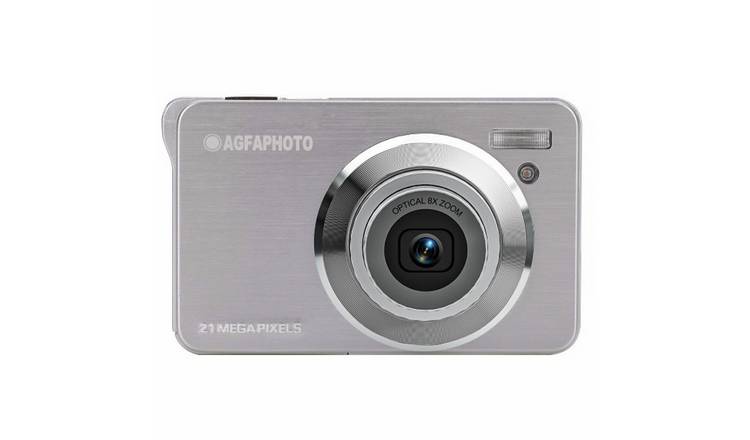 AGFA PHOTO DC8300 21MP 8x Zoom Compact Digital Camera - Silver