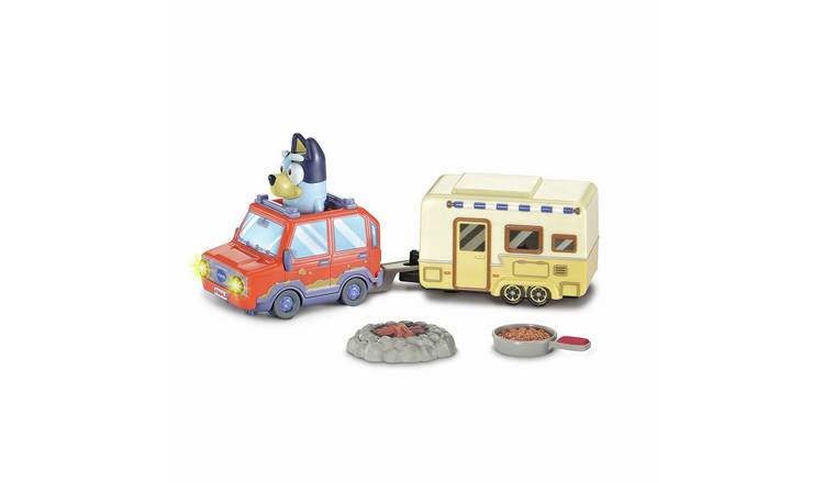 VTech Toot-Toot Bluey Fam Car & Caravan Truck Vehicle Set