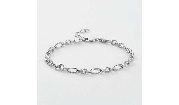Revere 925 Sterling Silver Flat Anchor Bracelet