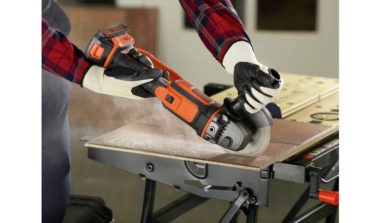 Black and decker discount battery angle grinder