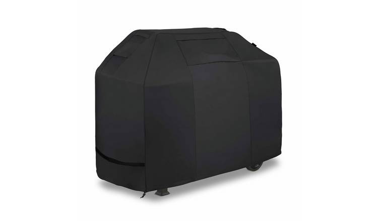 VonHaus Oxford Fabric BBQ Grill Cover - Black