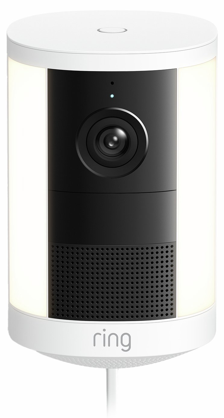 Ring Spotlight Cam (Newest Gen) with Plug-In Adaptor Retinal 2K Security Camera