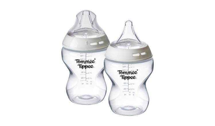 Tommee Tippee Natural Start Deep Latch 260ml Baby Bottle - Pack of 2