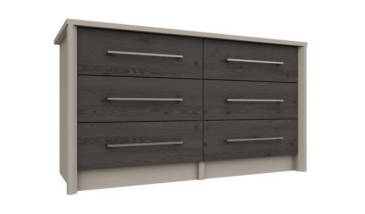 Dark gray chest store of drawers