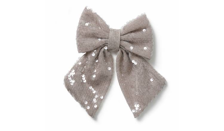 Flitzy Sequin Oversized Bow Hair Clip