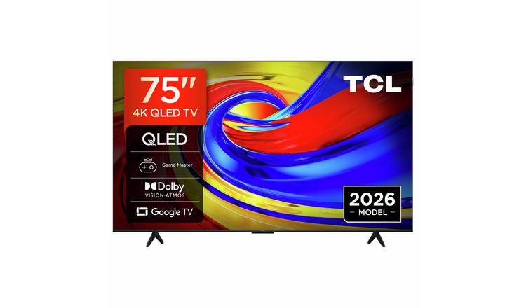 TCL 75 Inch 75P7L-UK Smart 4K UHD HDR QLED Google TV