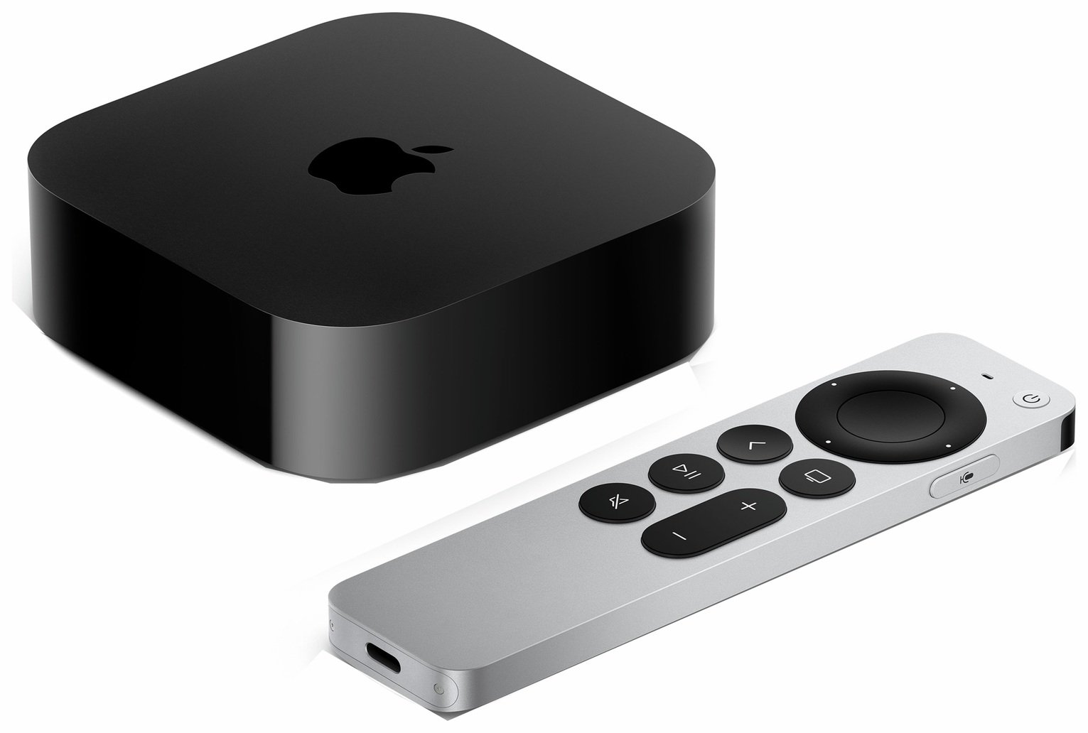Apple TV 4K Black, Silver 4K Ultra HD 128 GB Wi-Fi Ethernet LAN