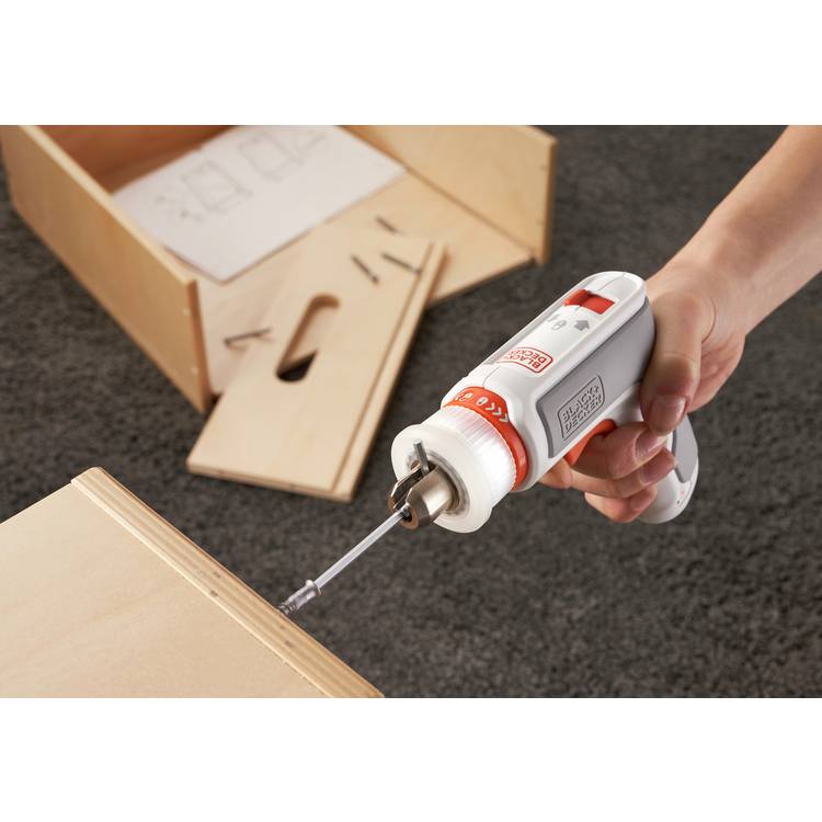 Black + Decker Screwdriver and Furniture Assembly Tool 3.6V 0