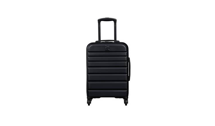 IT Luggage Concurring 4 Wheel Hard Cabin Suitcase - Black