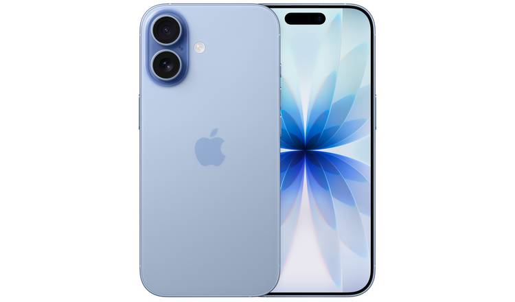 SIM Free iPhone 17 5G 512GB AI Mobile Phone - Mist Blue