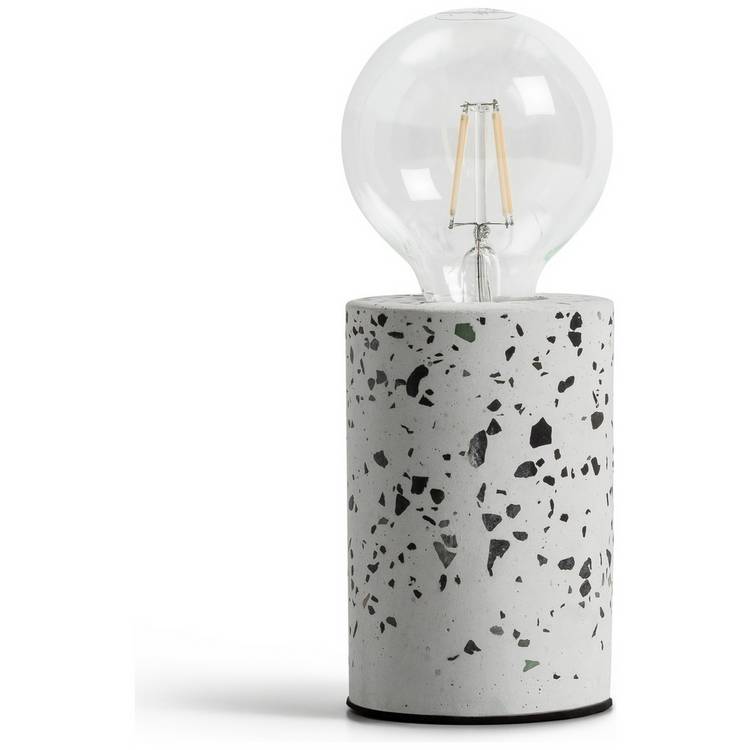 Argos Home Dash Exposed Bulb Lamp - Terrazzo 0