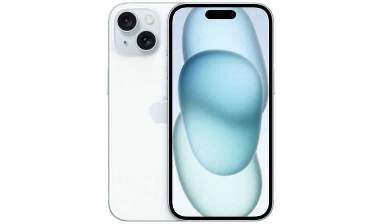SIM Free iPhone 15 5G 128GB Mobile Phone - Blue