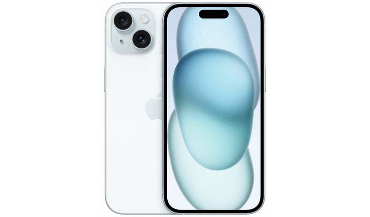 SIM Free iPhone 15 5G 256GB Mobile Phone - Blue