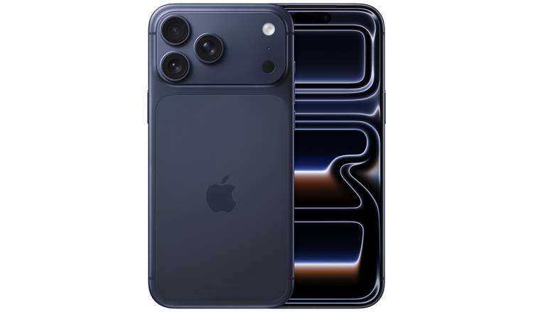 SIM Free iPhone 17 Pro Max 5G 1TB AI Mobile Phone - Deep Blue