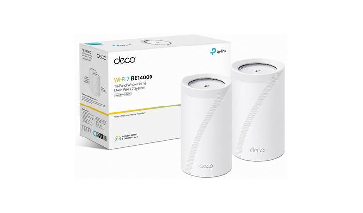 TP-Link Deco BE14000 Tri-Band Whole Home Mesh WiFi 7 System