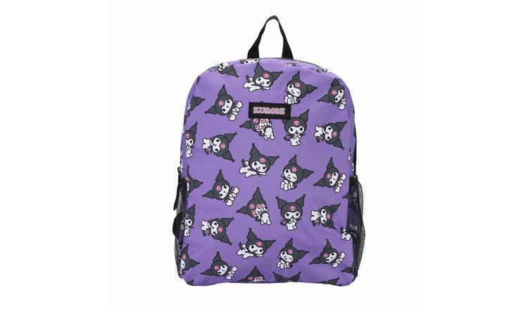 Kuromi Character Print 12L Backpack - Purple