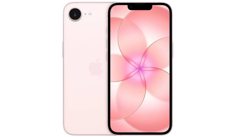SIM Free iPhone 17e 5G 256GB AI Mobile Phone - Soft Pink