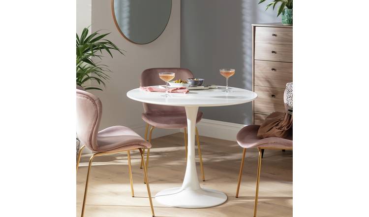 Argos marble deals dining table