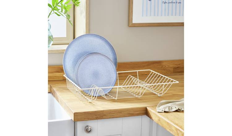 Argos Home Wire Dish Drainer - Cream