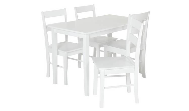 Argos red table online and chairs