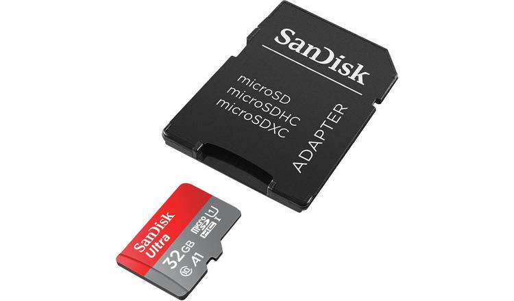 Buy Sandisk Ultra 1mbs Microsdhc Uhs I Memory Card 32gb Memory Cards Argos