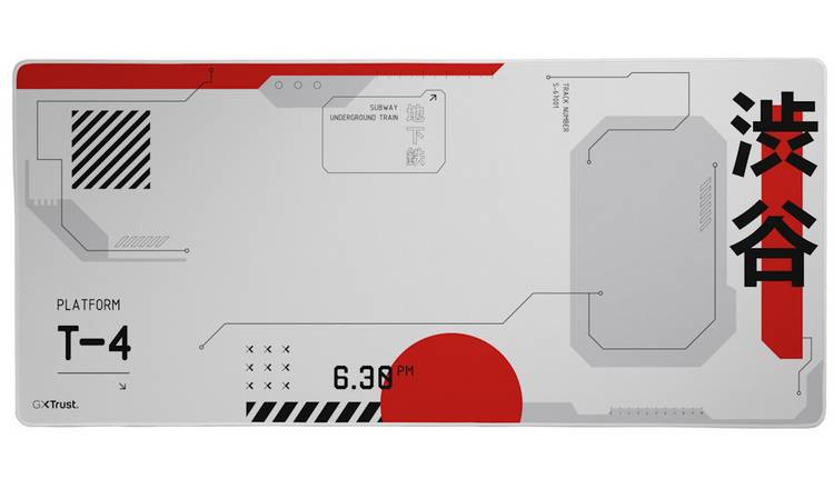 Trust GXT 759 XXL Gaming Mouse Pad - White & Red