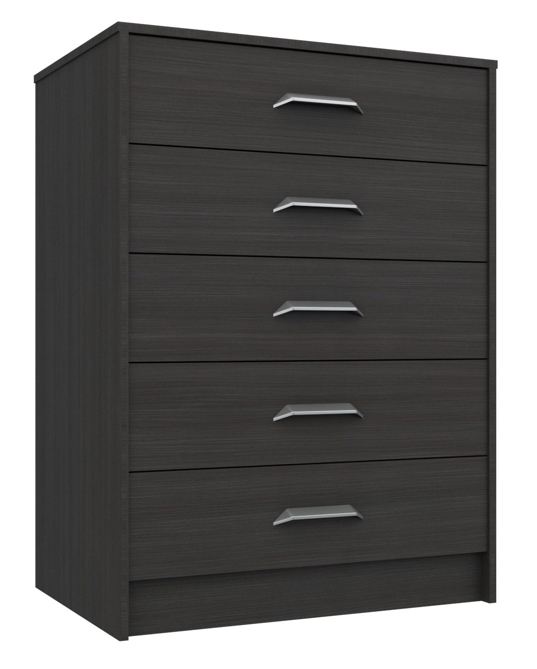 Ashdown 5 Drawer Chest - Dark Grey