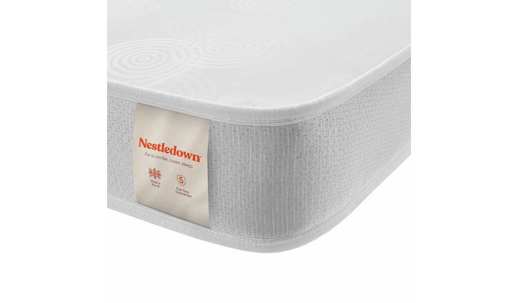 Nestledown Sprung Open Coil Firm Mattress - Double