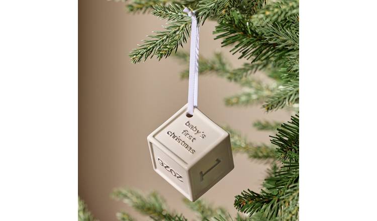 Argos Home Baby's First Christmas Hanging Ornament