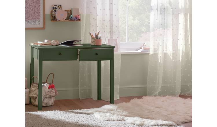 Habitat Brooklyn 2 Drawer Desk - Green