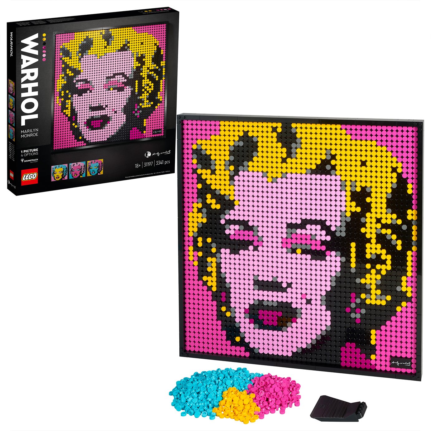 LEGO Art Andy Warhol's Marilyn Monroe Set for Adults 31197 Review