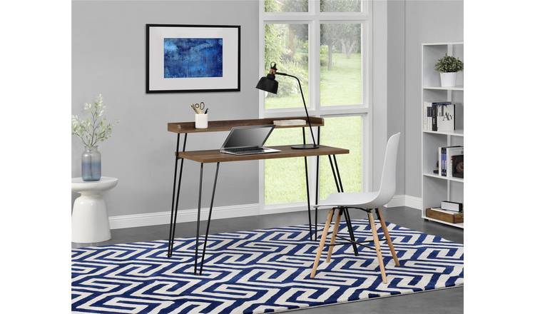 Dorel Haven Desk - Walnut
