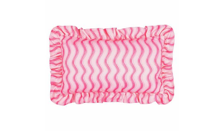 Furn Wiggly Stripe Pink Outdoor Cushion